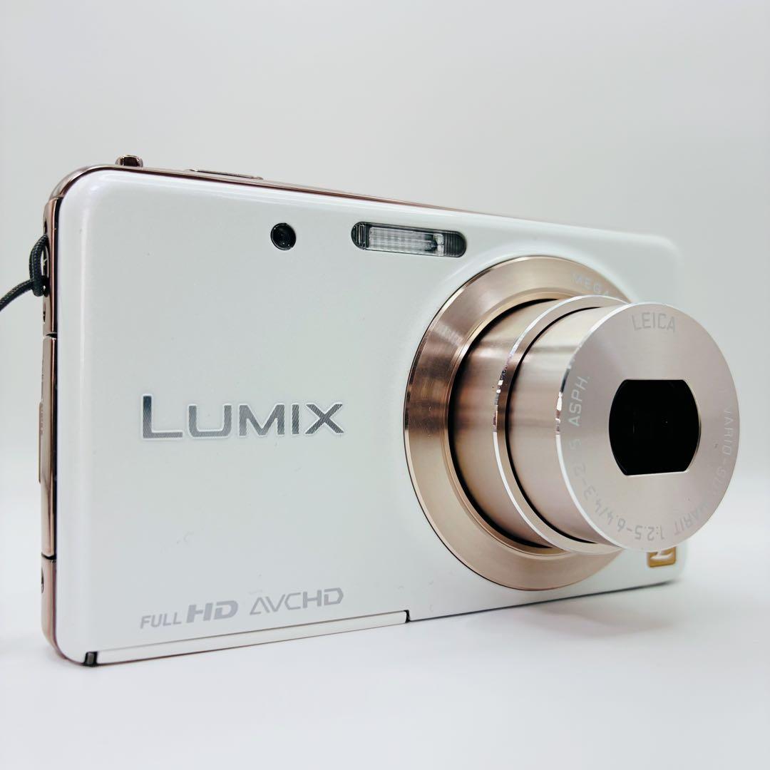 美品 Panasonic LUMIX DMC-FX80 ホワイト ピンクゴールド