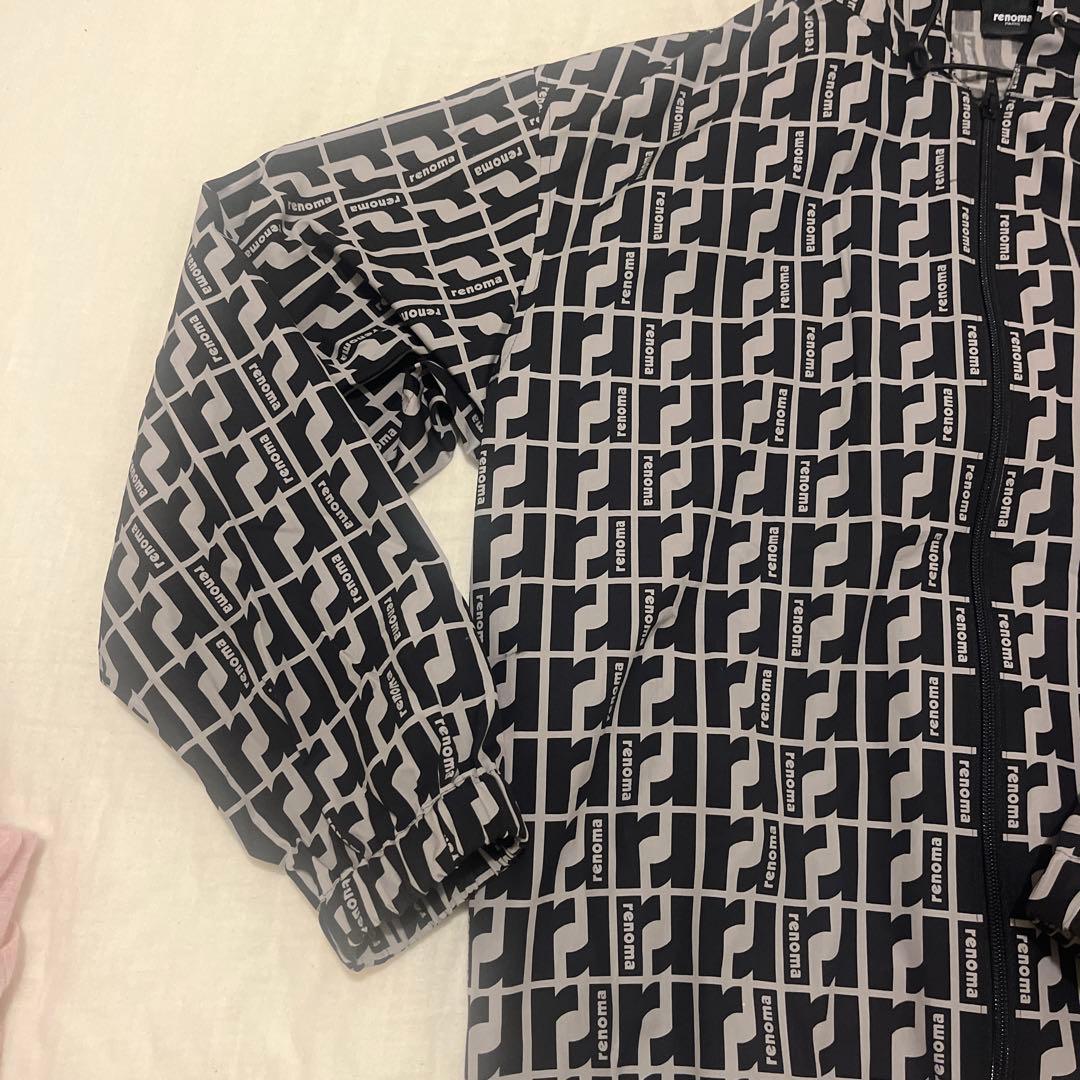 renoma総柄モノグラムパーカー