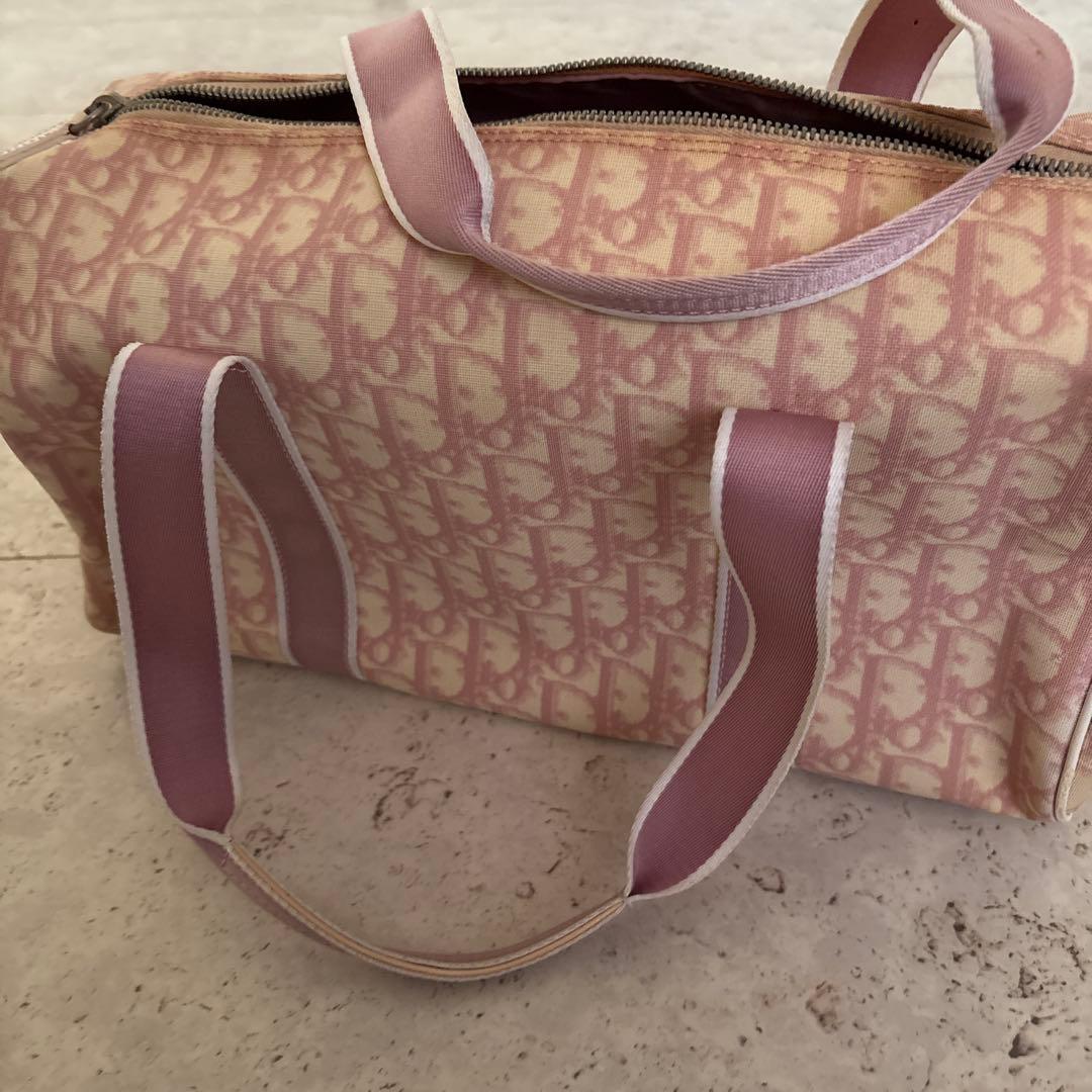 DIOR ピンクトロッター　ボストンバッグ