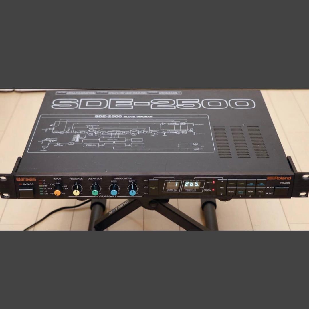 【美品】Roland SDE-2500 ローランド デジタルディレイ ⑤