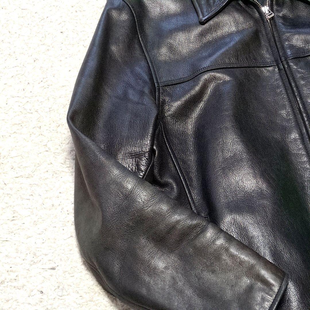 Wind Armor レザージャケット　黒　ニチワレザー