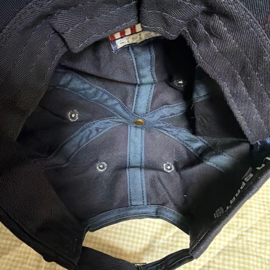 ポロスポーツ　ラルフローレン　ネイビー　帽子