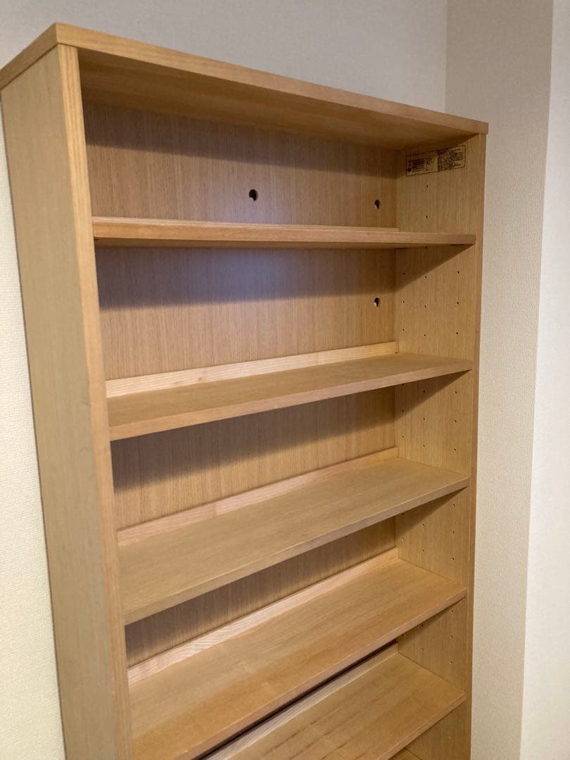 無印良品　ナチュラル木製本棚 6段