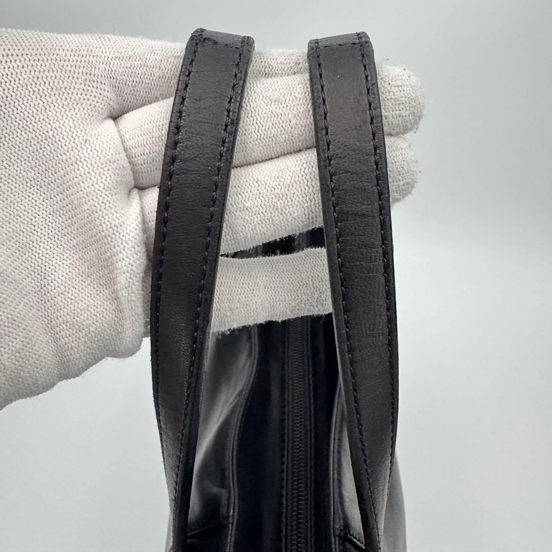 LOEWE ロエベ アナグラム ナッパレザー トートバッグ A4ギリギリ 黒