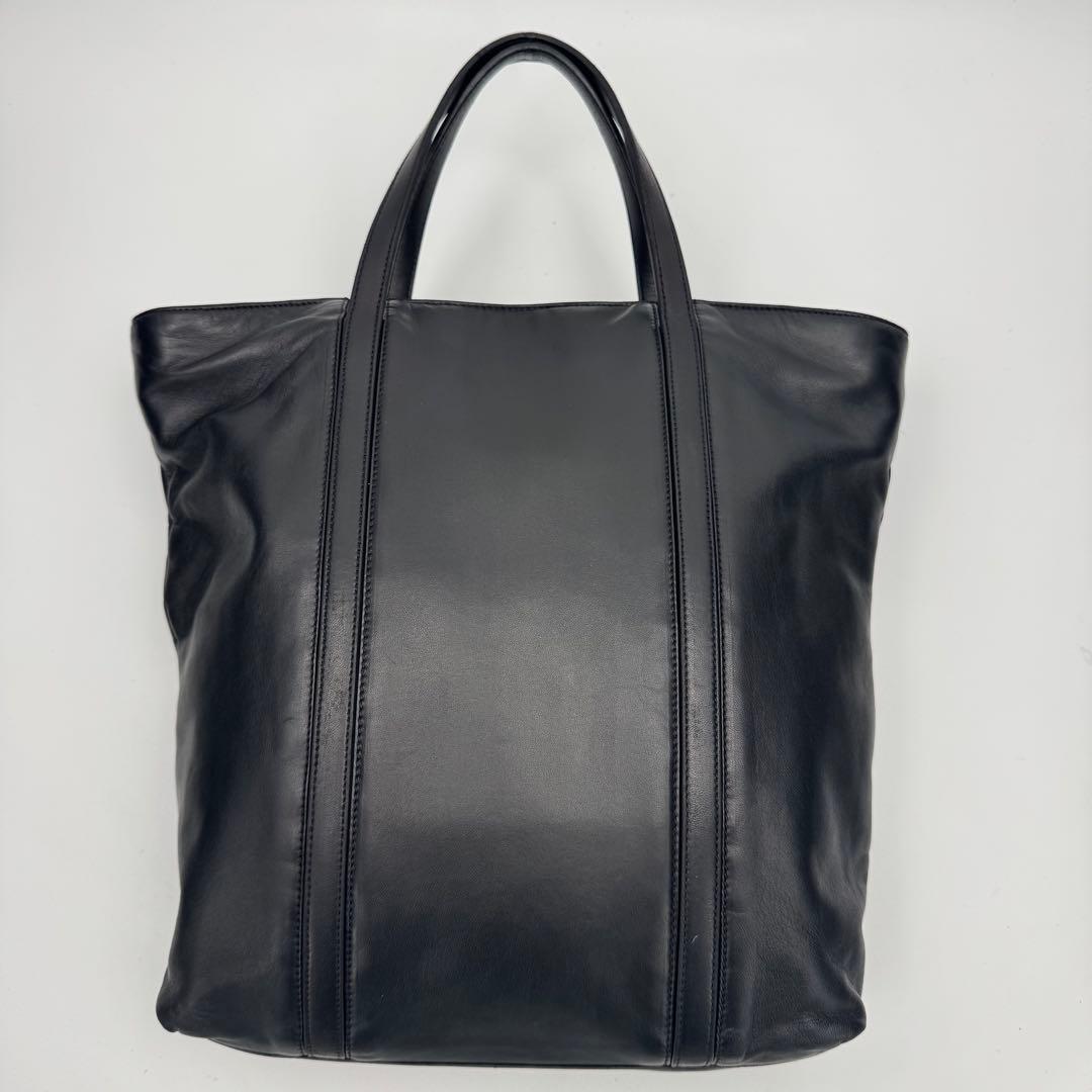 LOEWE ロエベ アナグラム ナッパレザー トートバッグ A4ギリギリ 黒