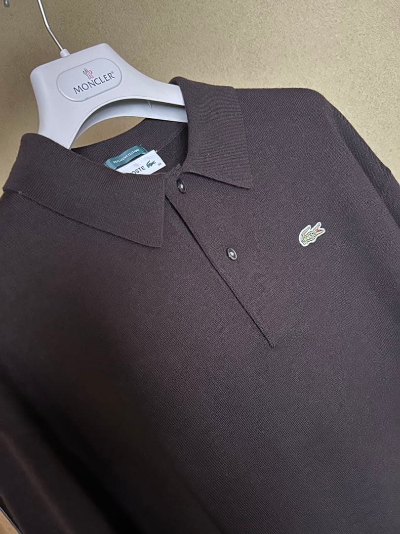 ビームスの百名品　別注　LACOSTE / ニット ポロ