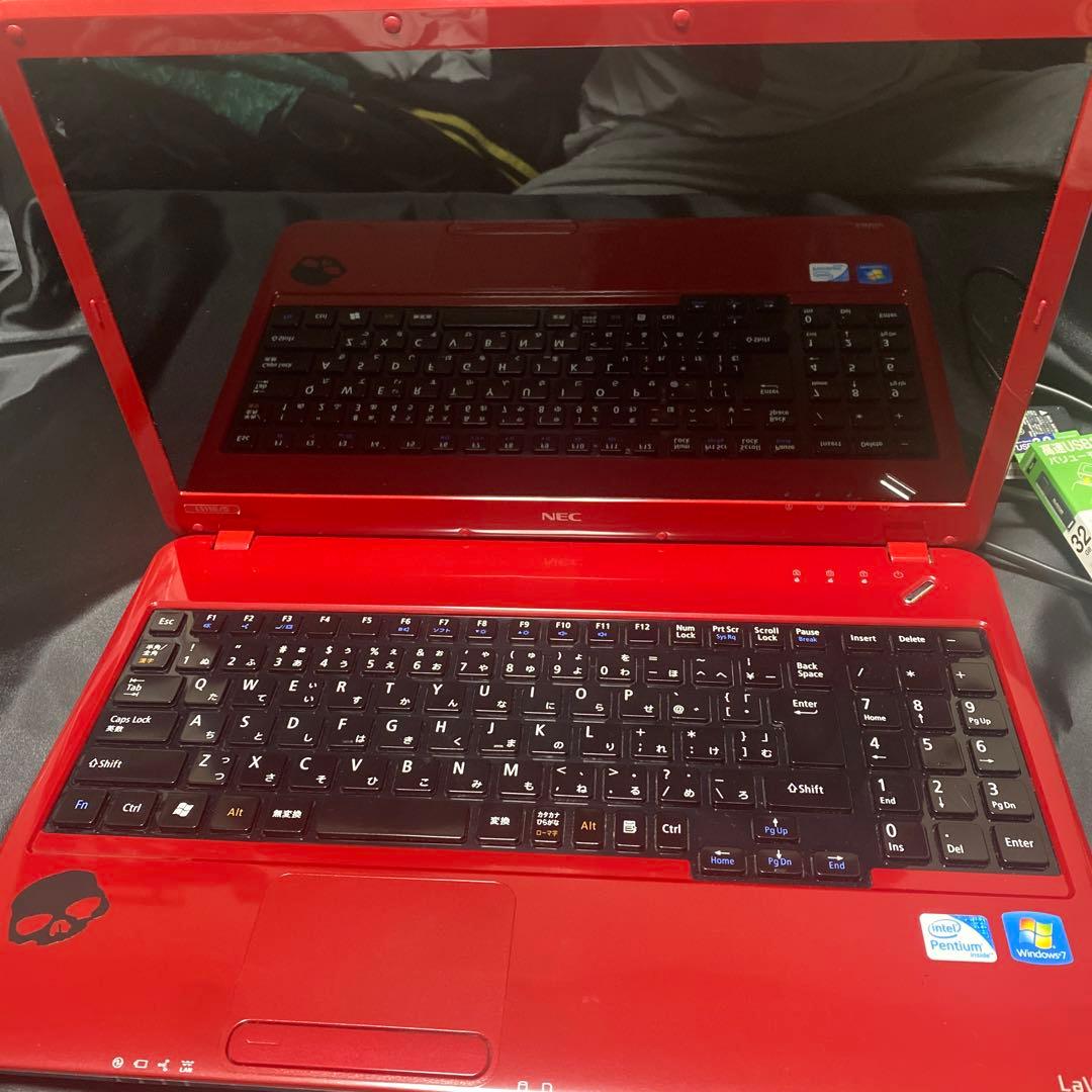 NEC  PC-LS150D  ノートパソコン レッド