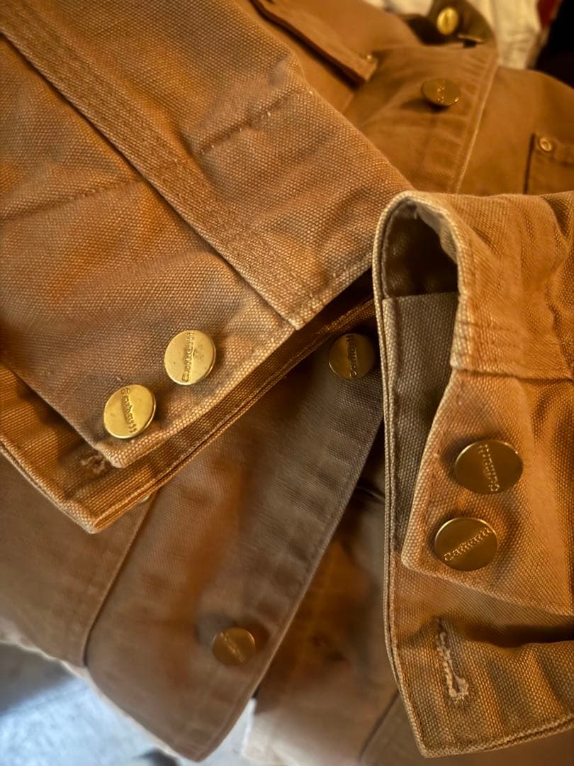 カーハート ミシガンチョアコート 38 フード付 旧タグ ダック地 美品