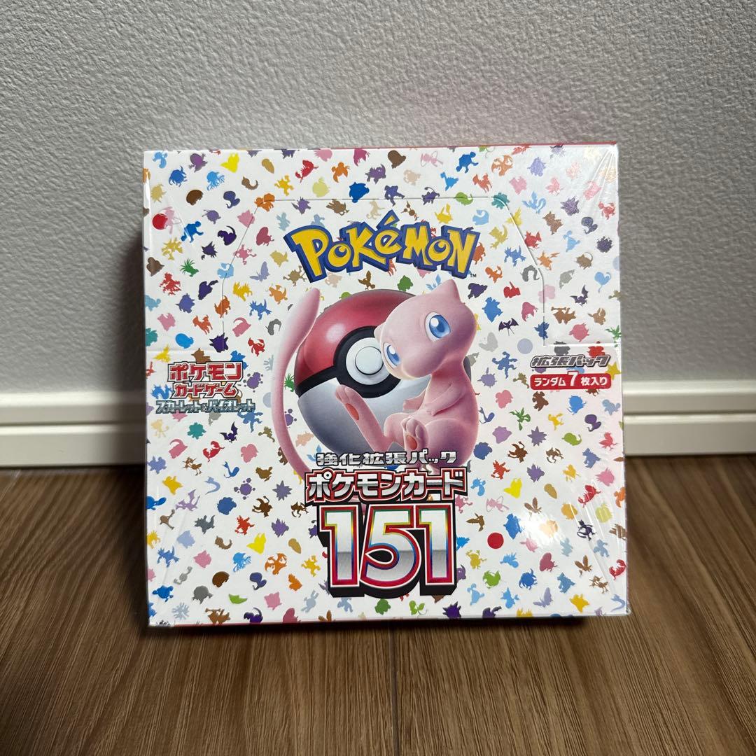 【新品未開封】ポケモンカード151 ボックス　シュリンク付き　box ポケカ