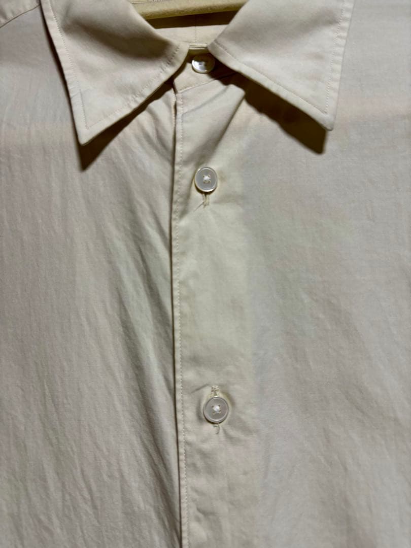 トップス AURALEE WASHED FINX TWILL SHIRT 24ss