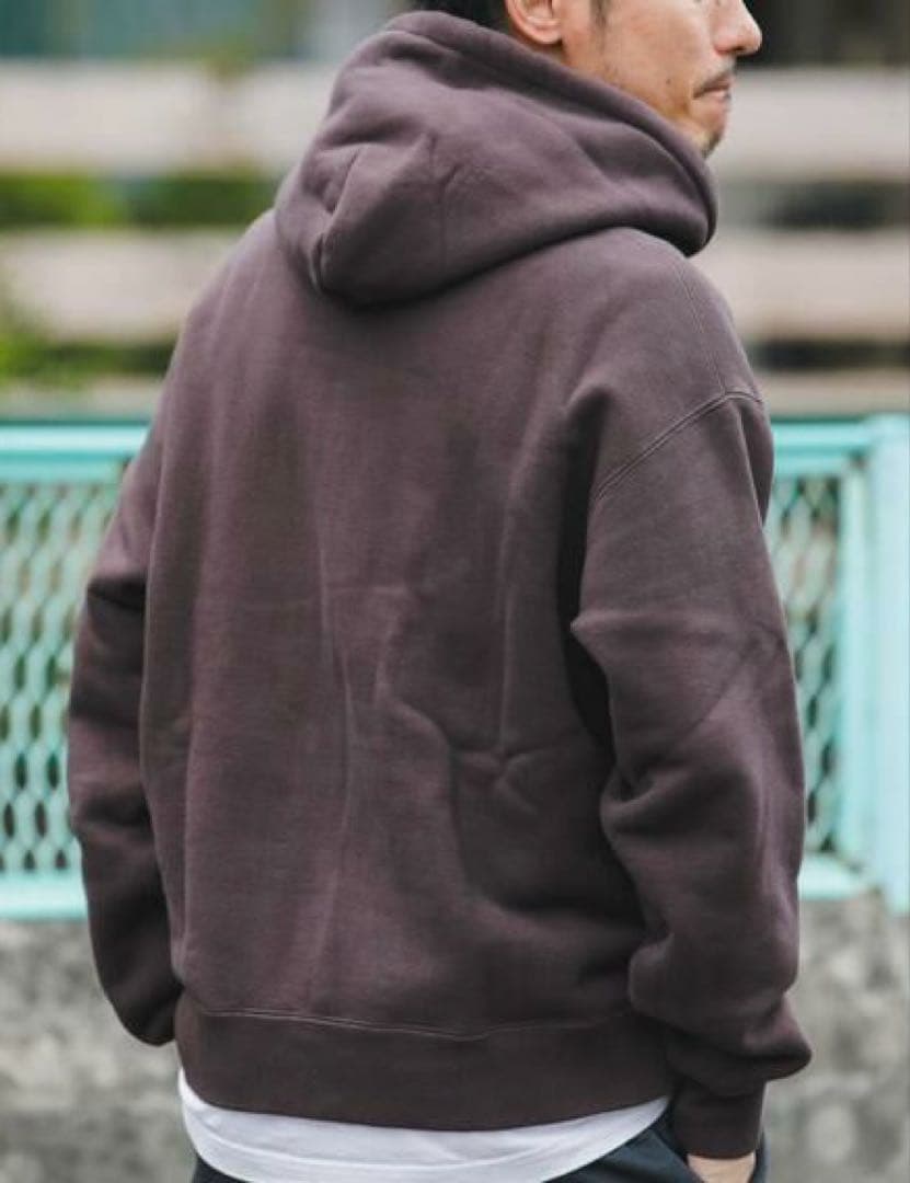 LOGIC ONE SWEAT ZIP PARKA ブラウン M