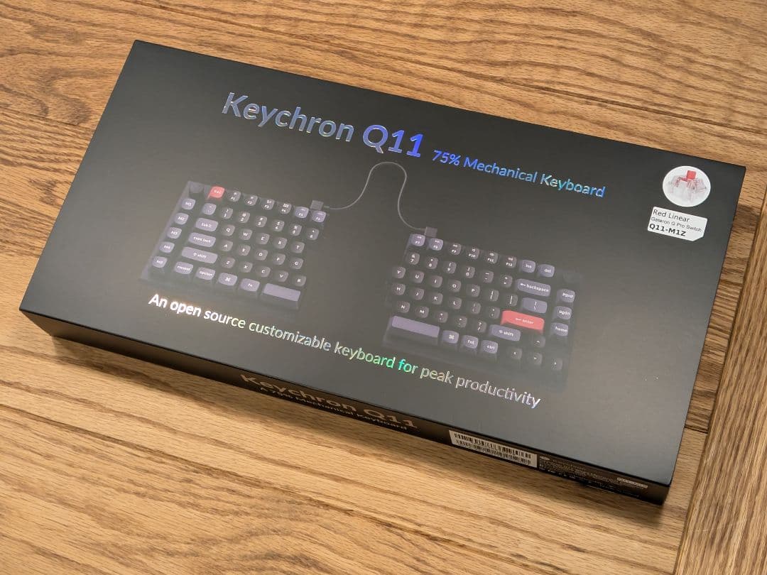 Keychron Q11（US ANSI 配列）分割キーボード