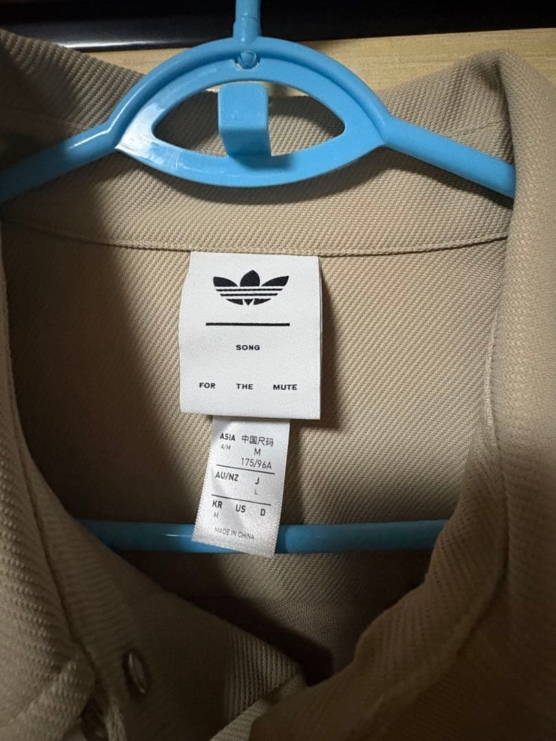 adidas song for the mute シャツジャケット L