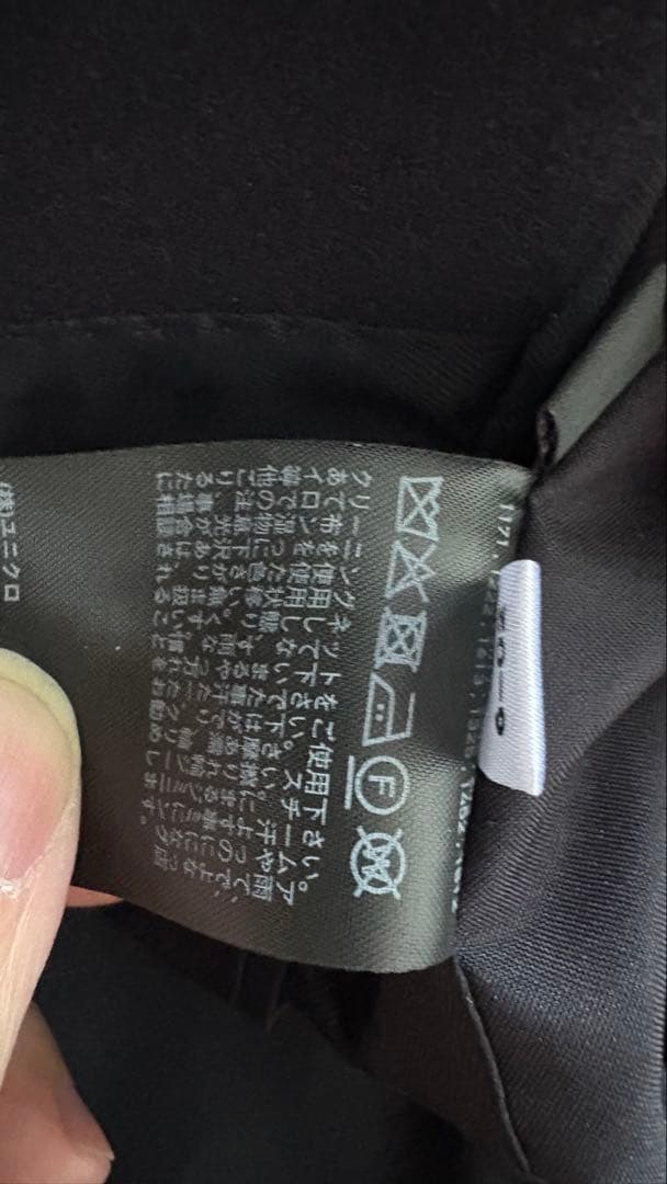 ユニクロ　ウールカシミヤチェスターコート　2025 AW秋冬