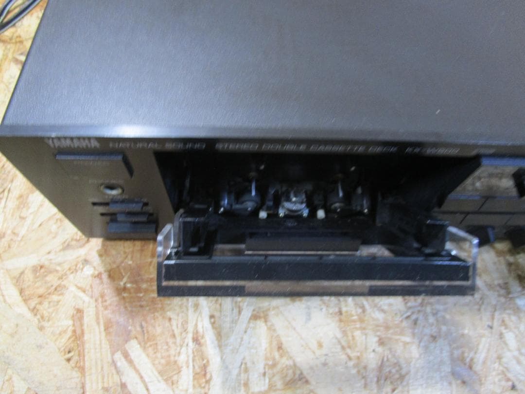 （希少・動作品）ヤマハカセットデッキKX-W500　ダブルリバースカセットデッキ