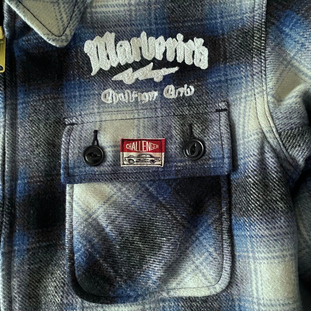 CHALLENGER × FIVE BROTHER　JACKET BLUE L