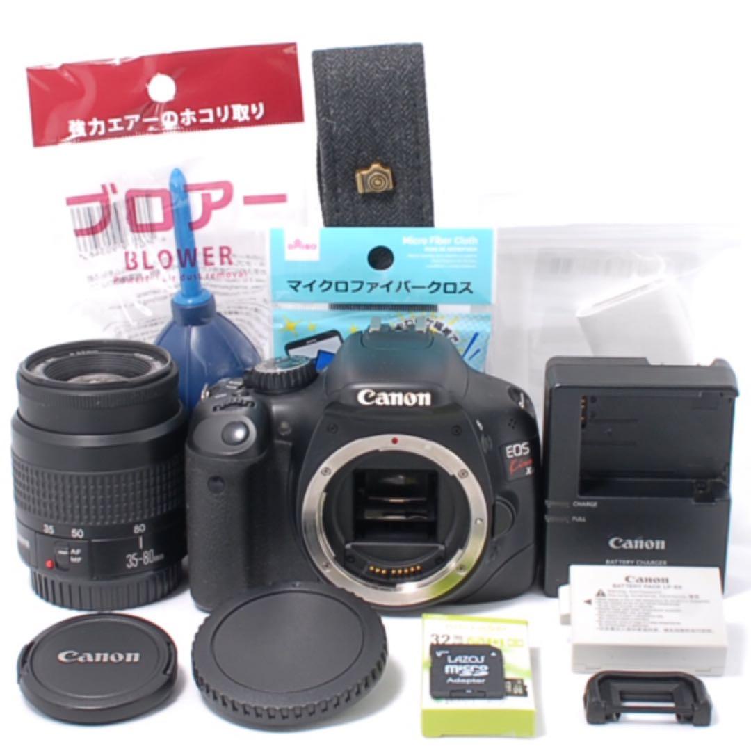 【Canon Kiss X4】超希少★ショット数5900台✨SDカードリーダー付