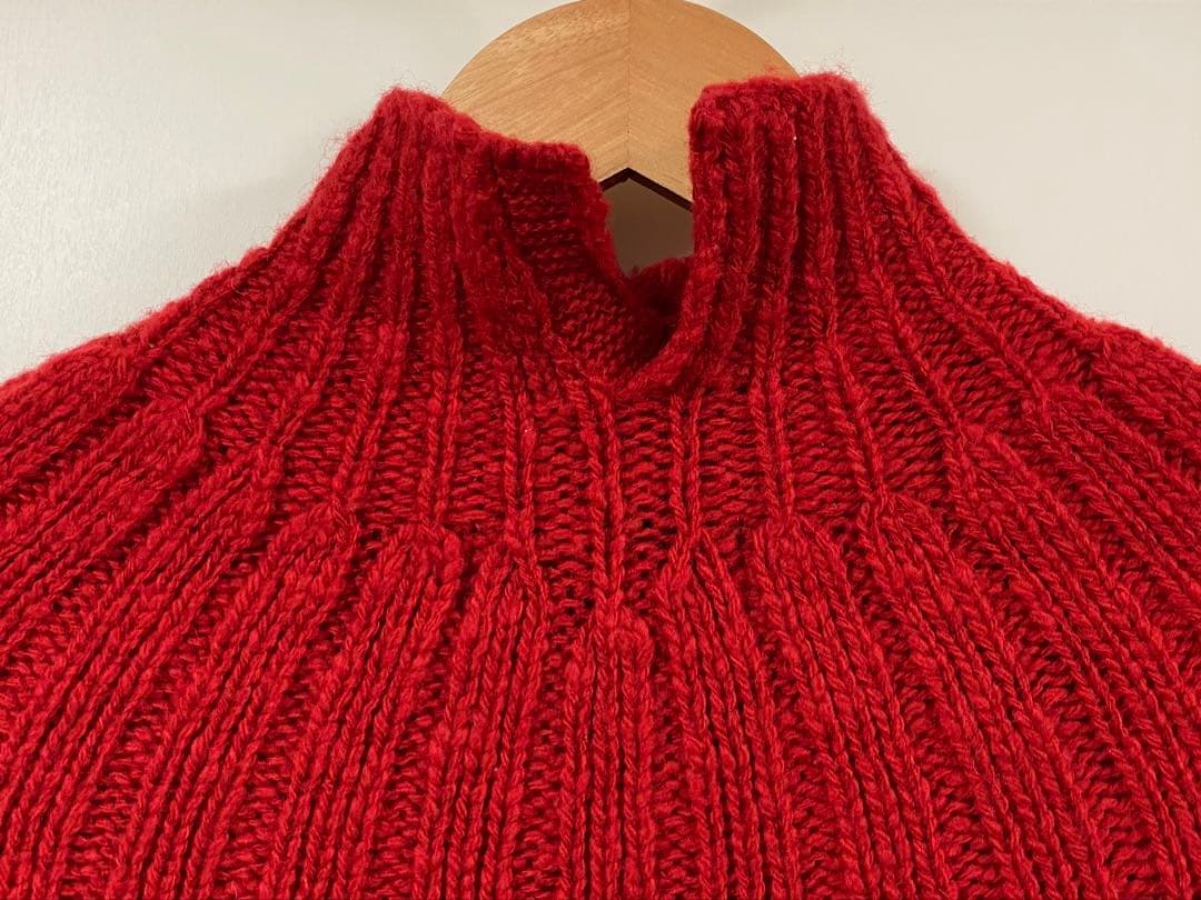 tricot garcons ウール ハイネック ニット