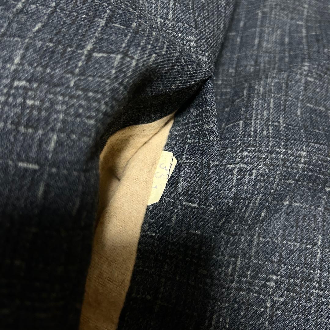 レ*間様 50s ウールギャバジャン 絣 カスリ ロカビリー ミントコンディショ