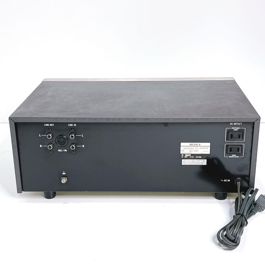 【良品・動作品】 SONY TC-4300SD カセットデッキ