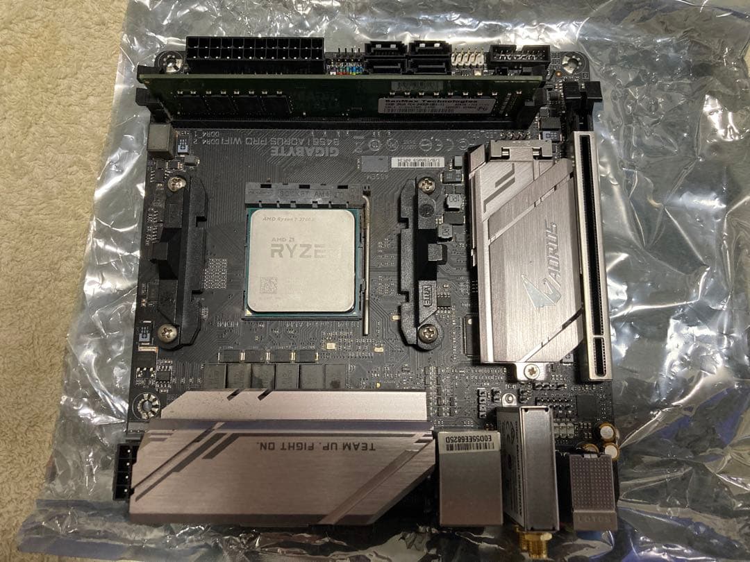 Ryzen 7 2700X マザーボード+RAM16Gセット
