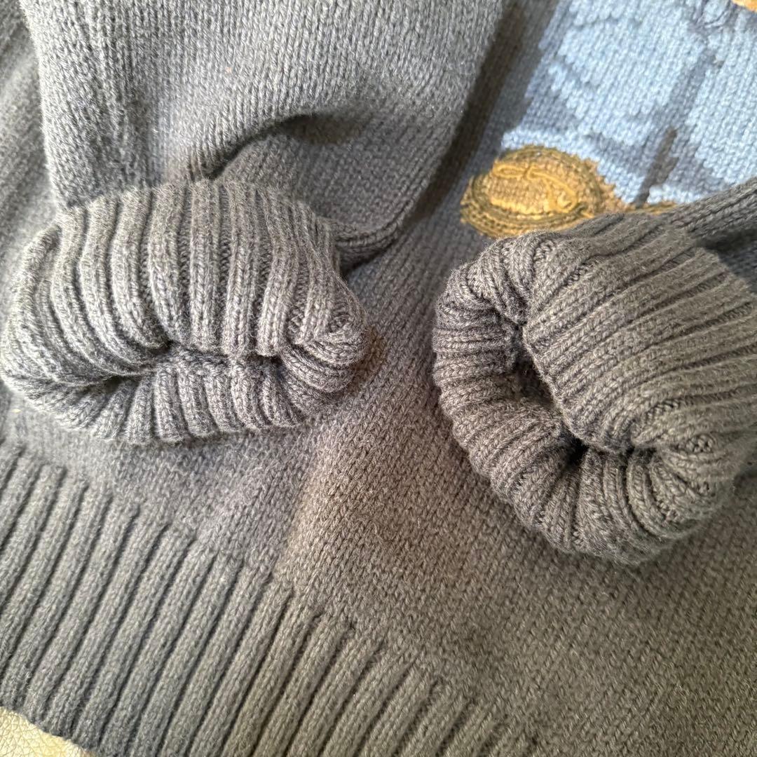 現行POLO RALPH LAUREN QRタグ ポロベア ニット セーター