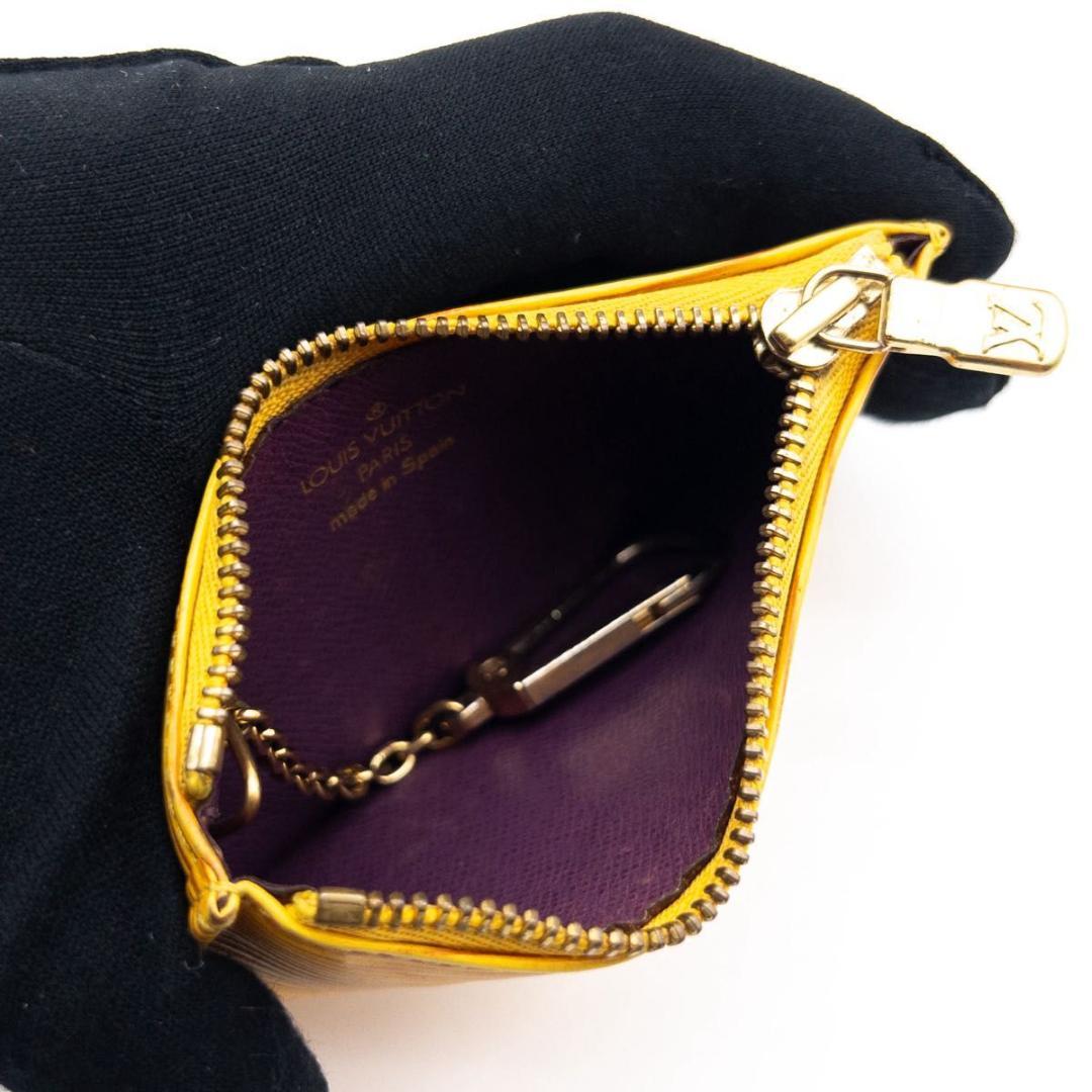 【極美品】ルイヴィトン　ポシェットクレ　エピ　ハバナイエロー　ケース