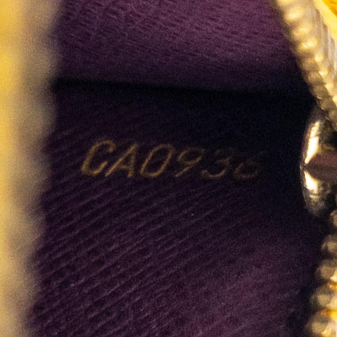 【極美品】ルイヴィトン　ポシェットクレ　エピ　ハバナイエロー　ケース