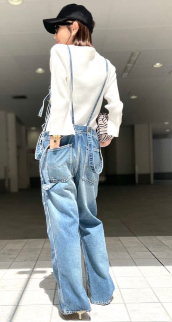 未使用　L’Appartement DENIM OVER ALL　34