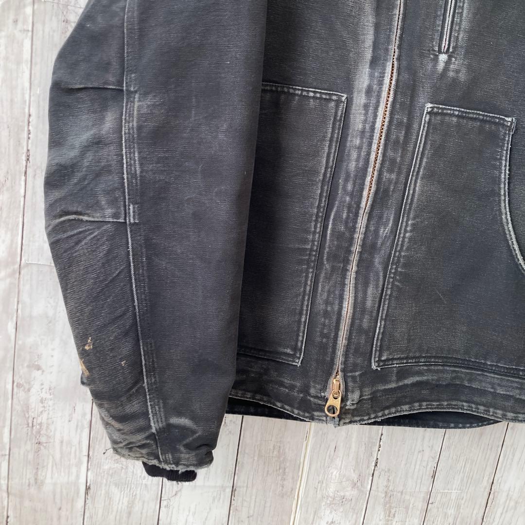 あ*ず様 CARHARTTカーハート　裏ボアリッジコートワークジャケット　黒Lく