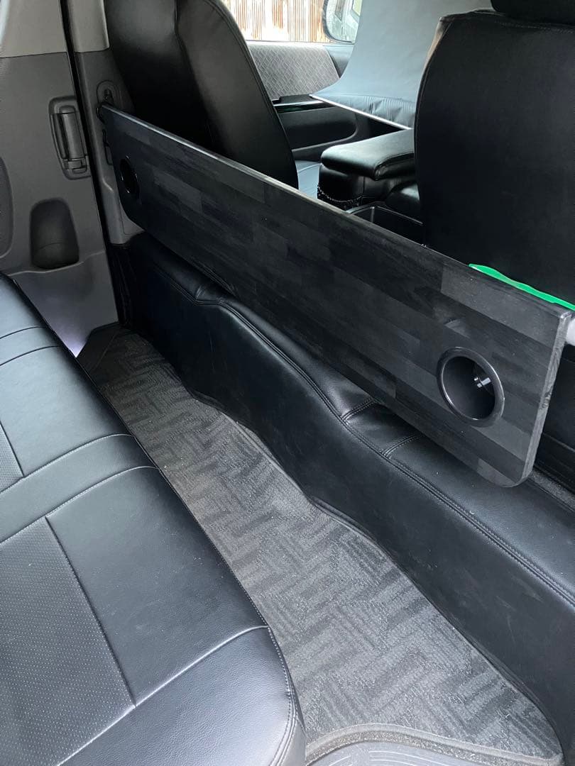 200系ハイエースセカンドテーブル(BK)1200mm×300mm