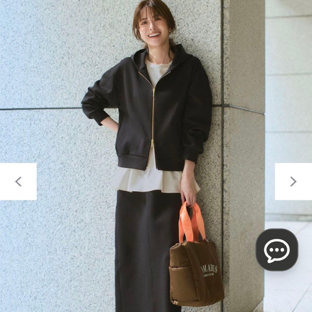 ケミちゃん様　23区 コットンエアーダンボールコクーンフーディ