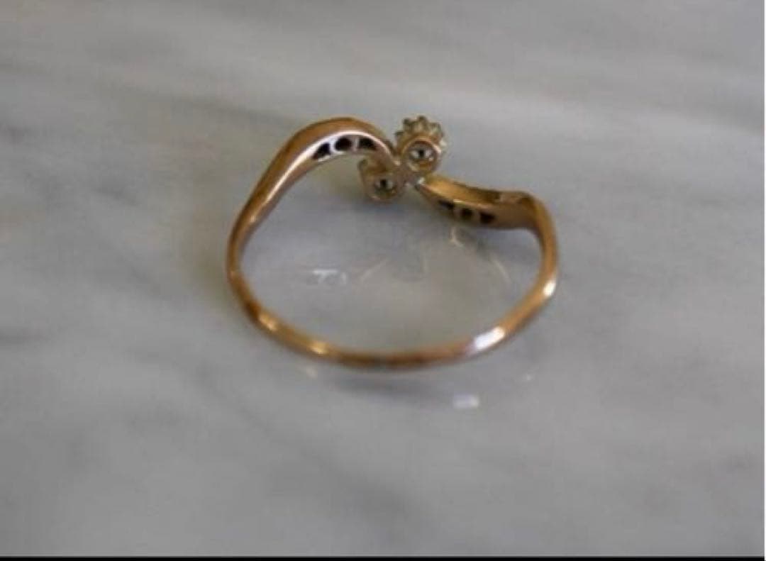 アンティーク　ヴィクトリアン　ダイヤモンドリング　10〜11号　1ct