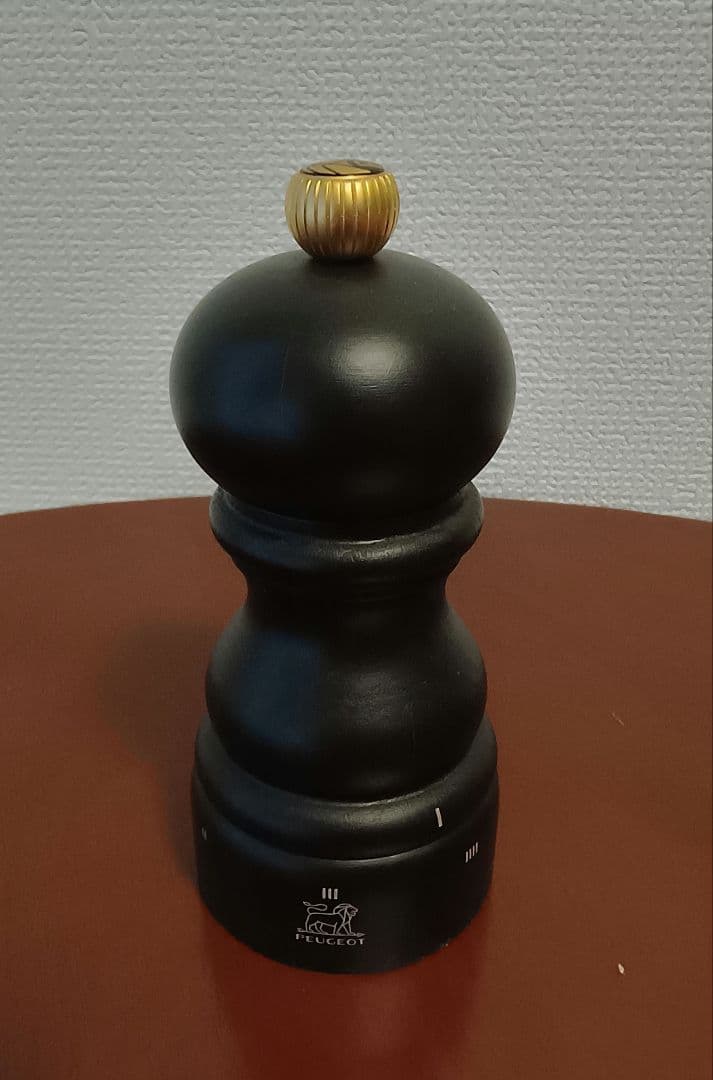 PEUGEOTプジョー ソルトミル12cm チョコ ペッパーミル トレイセット