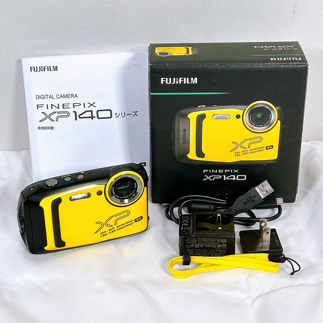 【美品】 FUJIfILm コンパクトデジタルカメラ 防水カメラ XP140