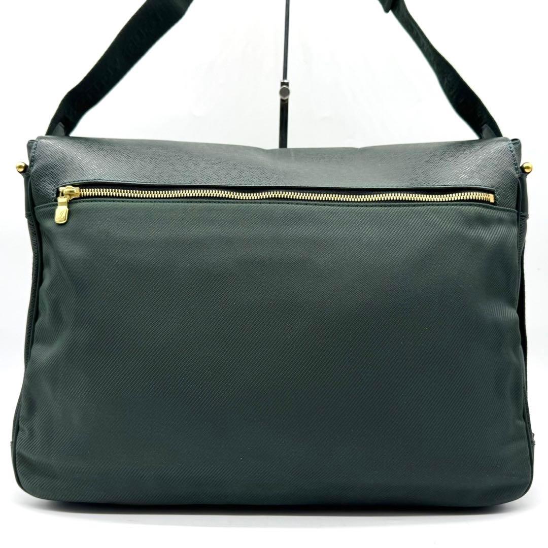 ✨美品✨ヴィトン ショルダーバッグ タイガ デルスー エセピア A4可能 レザー