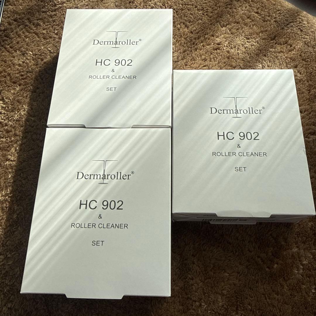 【新品未開封】ダーマローラーHC902 ローラークリーナーセット正規品3個セット