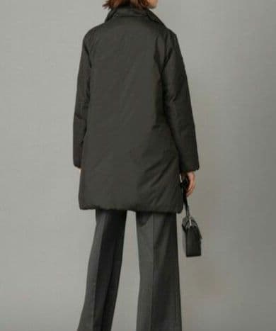 wabisuki様アイシービー ADSダウン スタンドカラーコート 黒 4