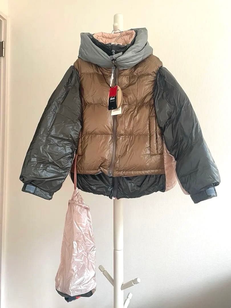 【新品】ビューティフルピープル×NANGA　リバーシブルダウンジャケット／ナンガ