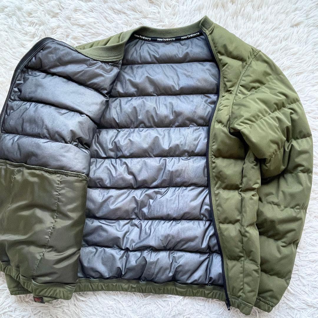美品 ニューバランスゴルフ ストレッチ パファージャケット 高機能素材 撥水