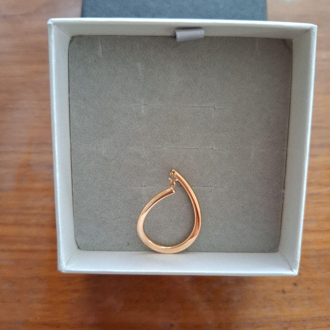 TSUTSUMI ゴールド ドロップ型ピアス　k18