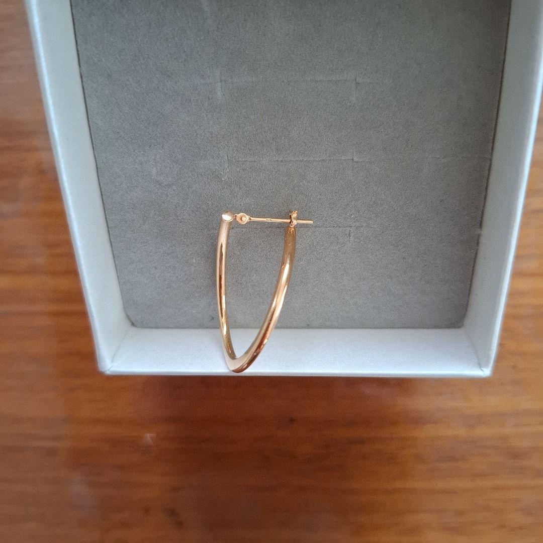 TSUTSUMI ゴールド ドロップ型ピアス　k18