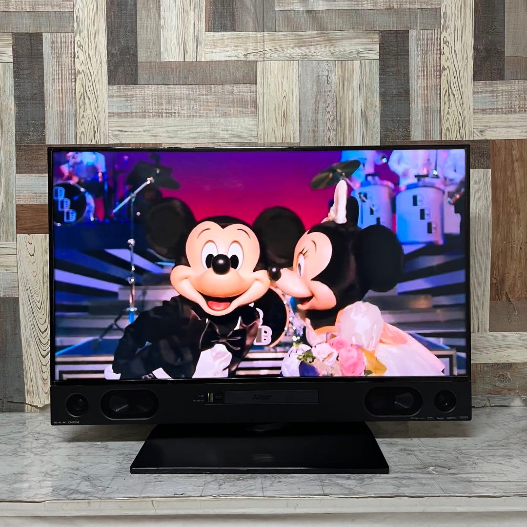 リクエスト価格11/7迄送料込三菱40型4KTVブルーレイ&HDDYouTube