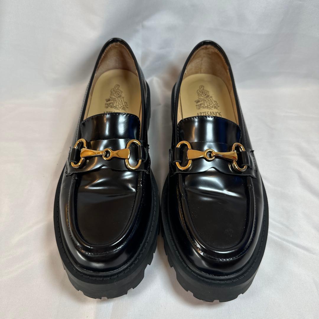 着用2回のみ◎ARTESANOS 厚底 ビットローファーFLORENTIC