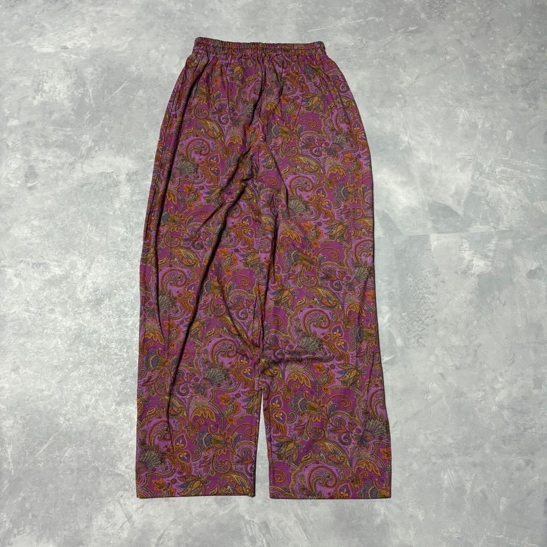 【未使用】エトロ ETRO 西川産業 パジャマ 上下セット ペイズリー