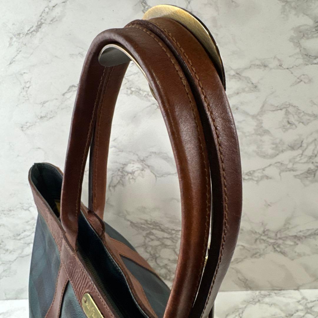 POLO RALPH LAUREN ポロラルフローレン 本革 ラージトートバッグ