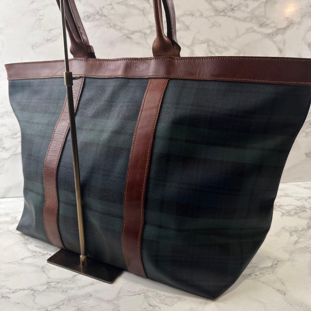 POLO RALPH LAUREN ポロラルフローレン 本革 ラージトートバッグ