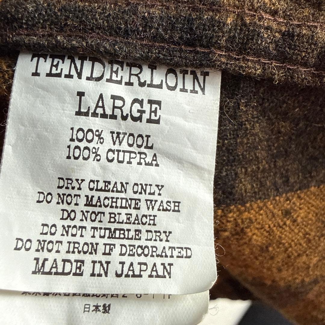 TENDERLOIN T-WOOL チェックシャツ ネルシャツ