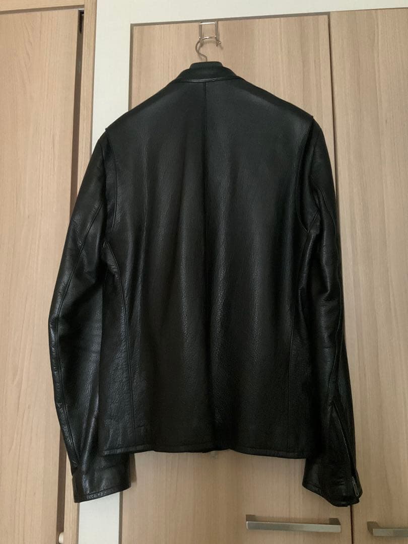 LITHIUM HOMME リチウムオム　レザーシングルライダースジャケット
