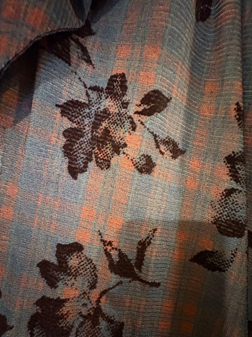 スカート Ameri Vintage Flocky Flower Twist Skirt